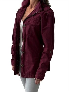 Buffalo David Bitton Utility Jacket - Maroon Size S